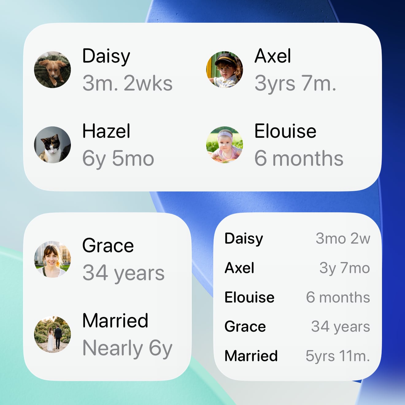 Classic style Dashboard widget